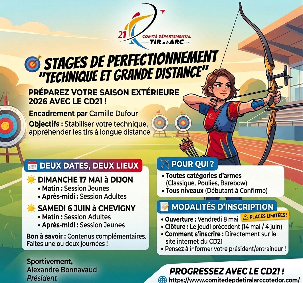 Stage CD21 jeunes et adultes extérieur