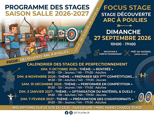 Stage découverte arc poulie