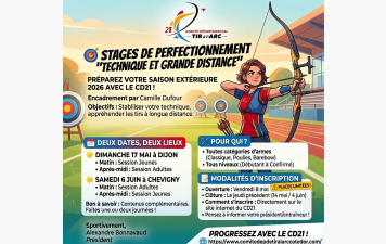 Stage CD21 jeunes et adultes extérieur
